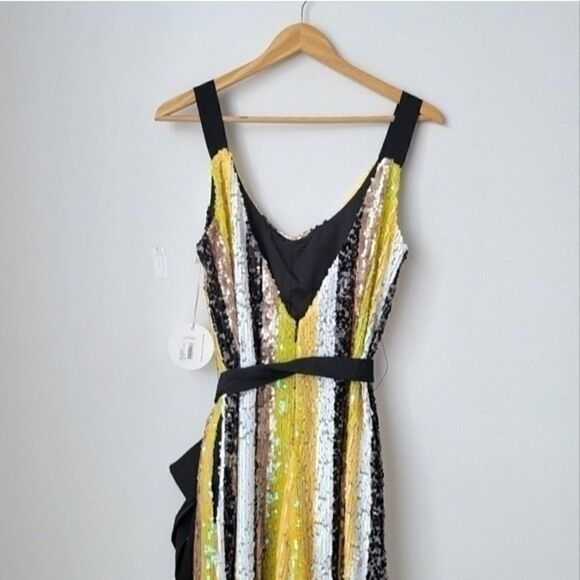 Nwt STAUD puli jumpsuit sequin striped multicolor - Picture 14 of 16